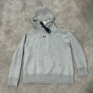 grey under armor hoodie